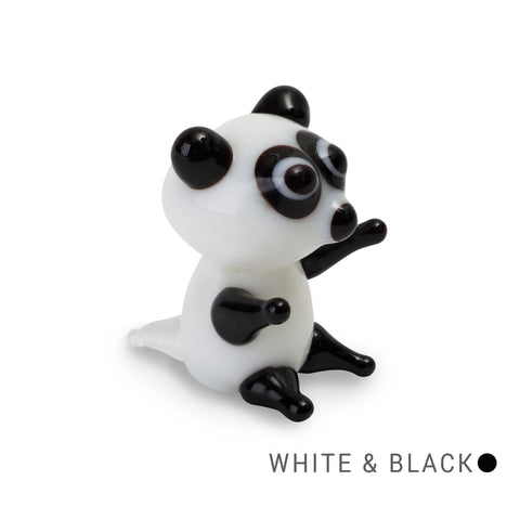 ONO the raccoon (in Tynies Collector's Frame) Miniature glass figurines 